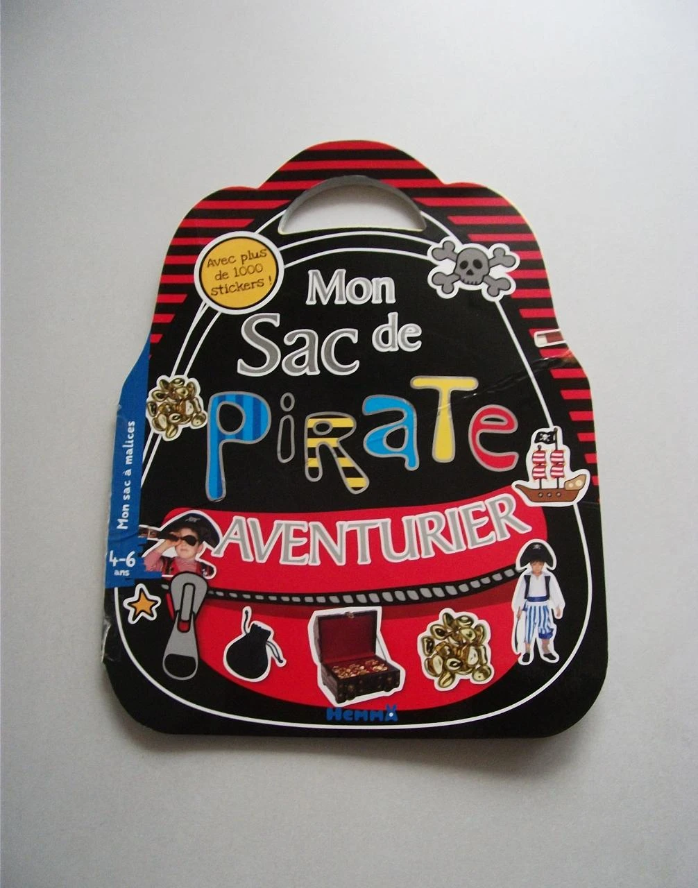 Mon sac de pirate aventurier (livre de coloriage)